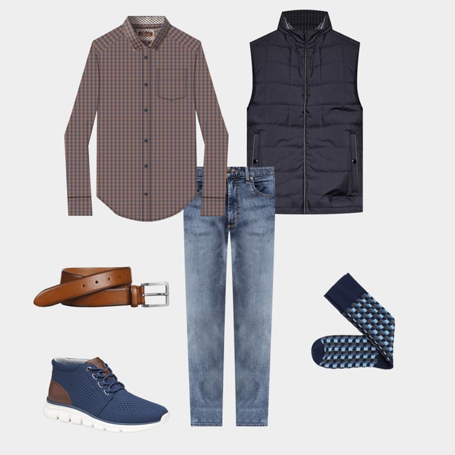 1st bundle featuring 5 items which compliment Amherst Lug Knit Chukka Boot