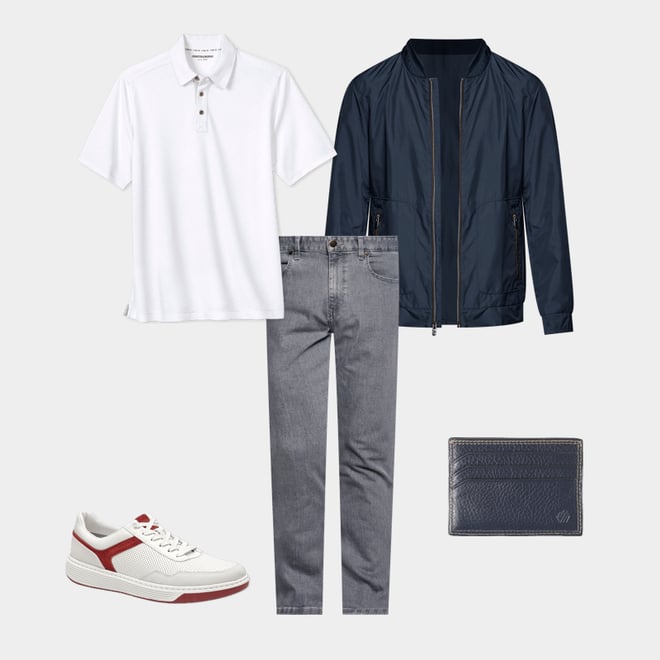 3rd bundle featuring 4 items which compliment XC4® Knit-Collar Jacket