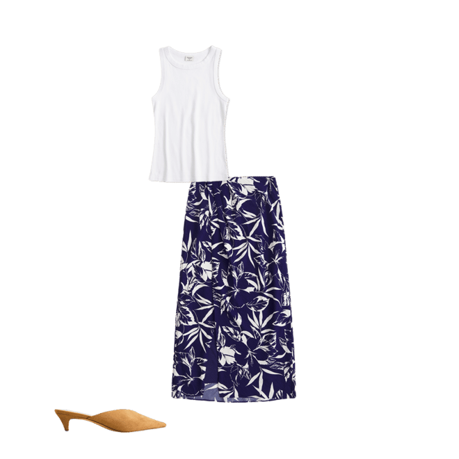 Vintage Rib Tuckable Scoopneck Tank