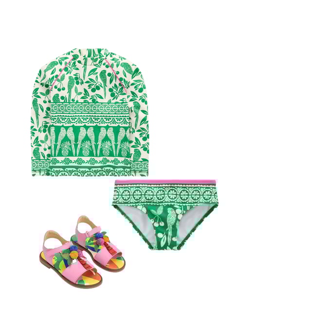 3rd bundle featuring 2 items which compliment Patterned Bikini Bottoms