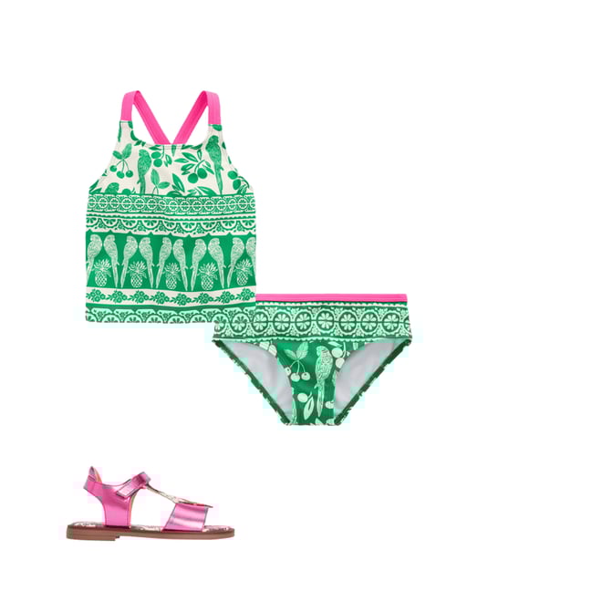 4th bundle featuring 2 items which compliment Patterned Bikini Bottoms