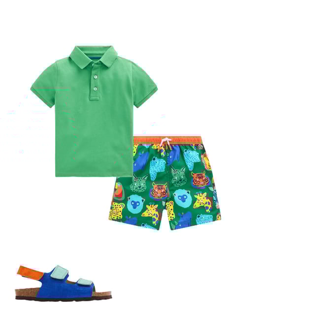 3rd bundle featuring 2 items which compliment Swim Shorts-Multi Animal Faces