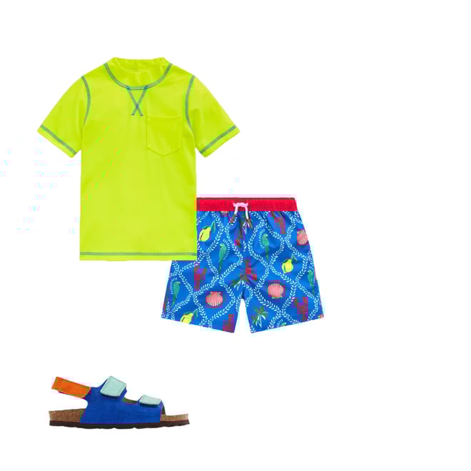 2nd bundle featuring 2 items which compliment Short Sleeve Rash Vest-Acid Yellow