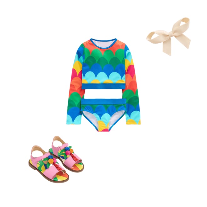 6th bundle featuring 2 items which compliment Fun Leather Sandals-Jungle