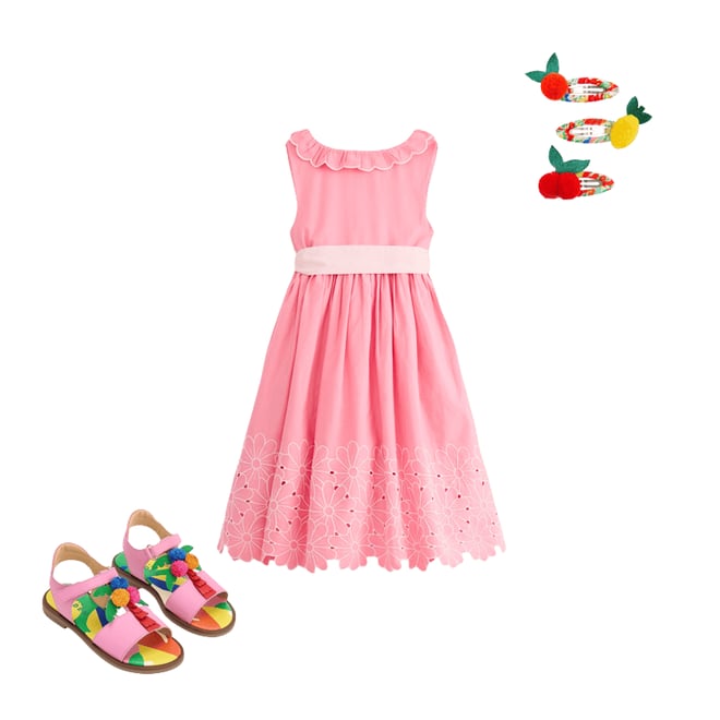 Flower Hem Occasion Dress-Salmon Pink | Boden USA