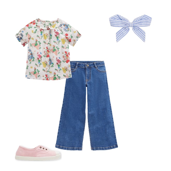 2nd bundle featuring 3 items which compliment Woven Collared Top-Soft Ivory Flower Fairy