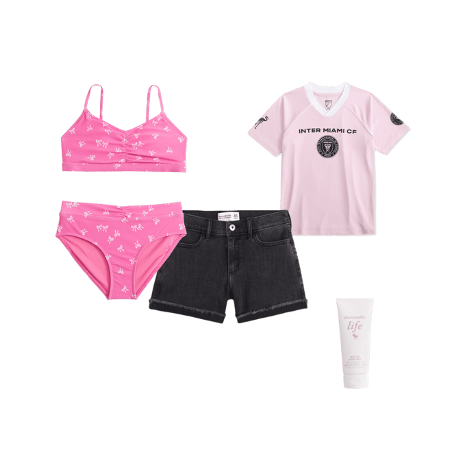 cinched triangle two-piece swimsuit