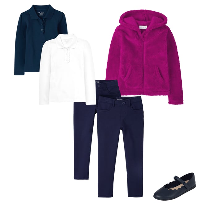 7th bundle featuring 3 items which compliment Girls Comfort Flex Mary Jane Shoes