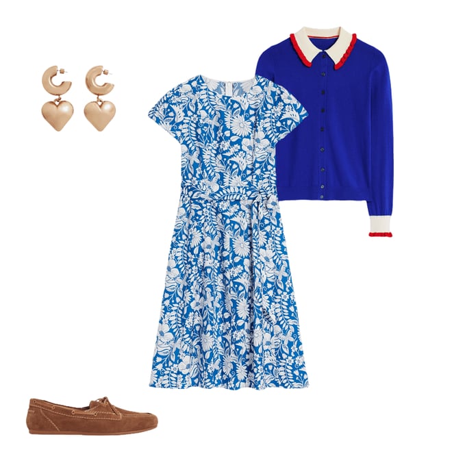 3rd bundle featuring 3 items which compliment Imo Cotton Short Dress-Gallery Blue, Wildflower Trail