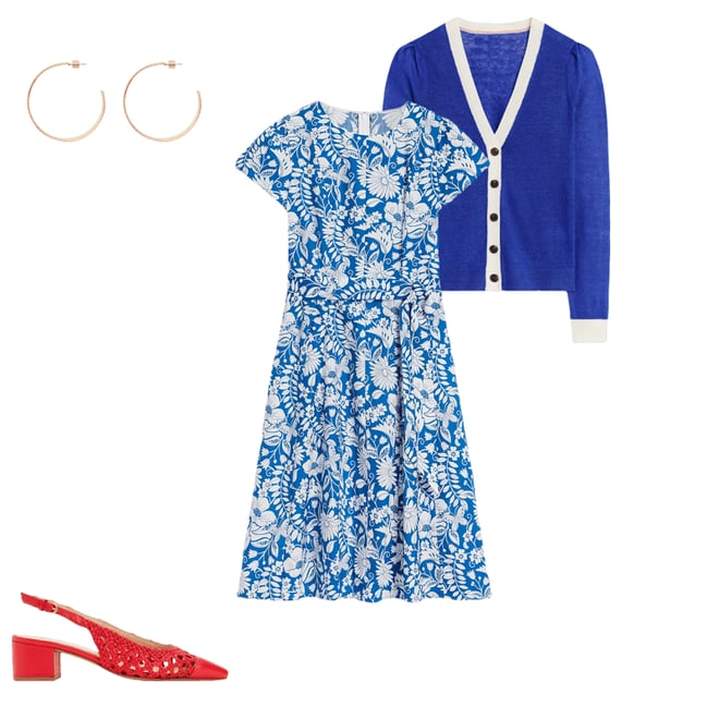 2nd bundle featuring 3 items which compliment Imo Cotton Short Dress-Gallery Blue, Wildflower Trail