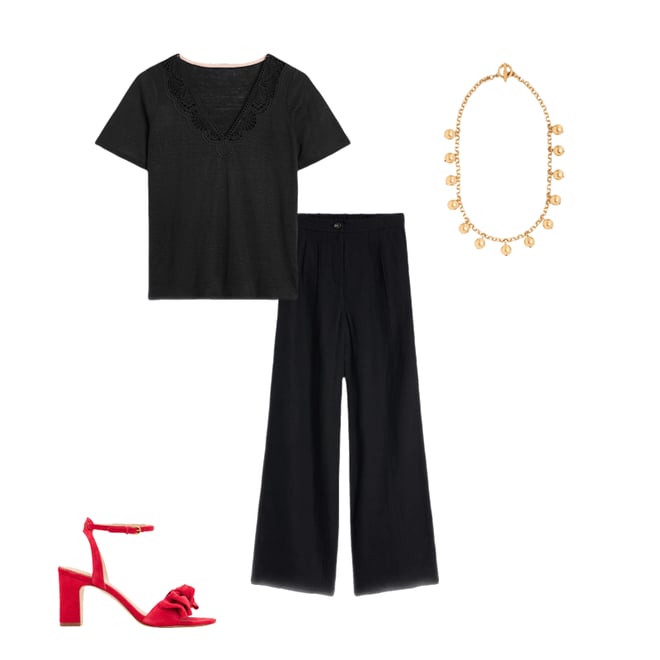 4th bundle featuring 3 items which compliment Dulwich Linen Trousers-Black