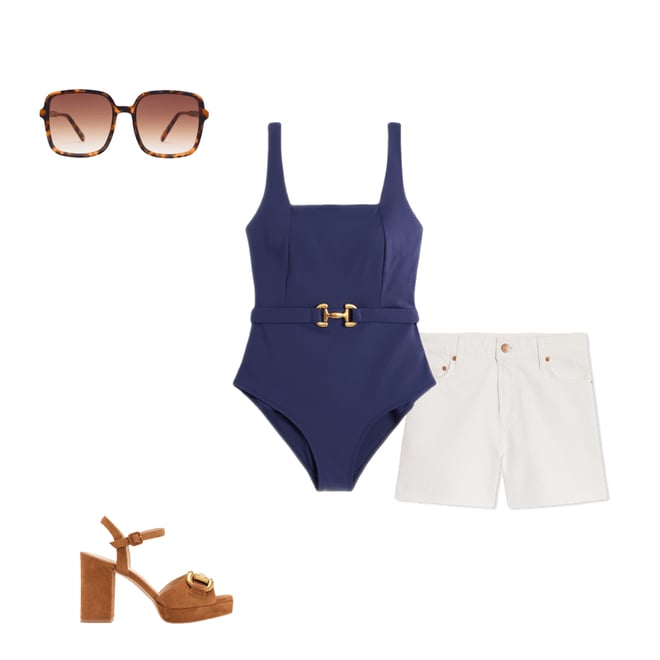 3rd bundle featuring 3 items which compliment Lefkada Square Neck Swimsuit