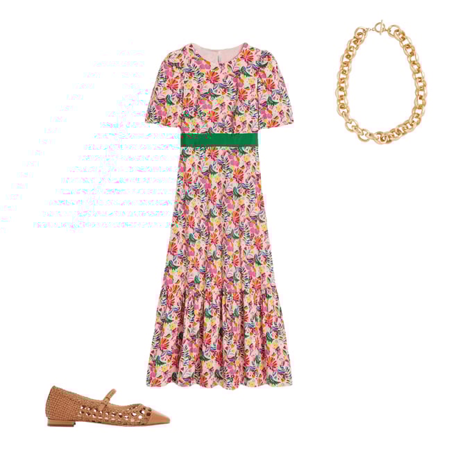 2nd bundle featuring 2 items which compliment Grosgrain Waist Dress-Multi, Wildflower Trail