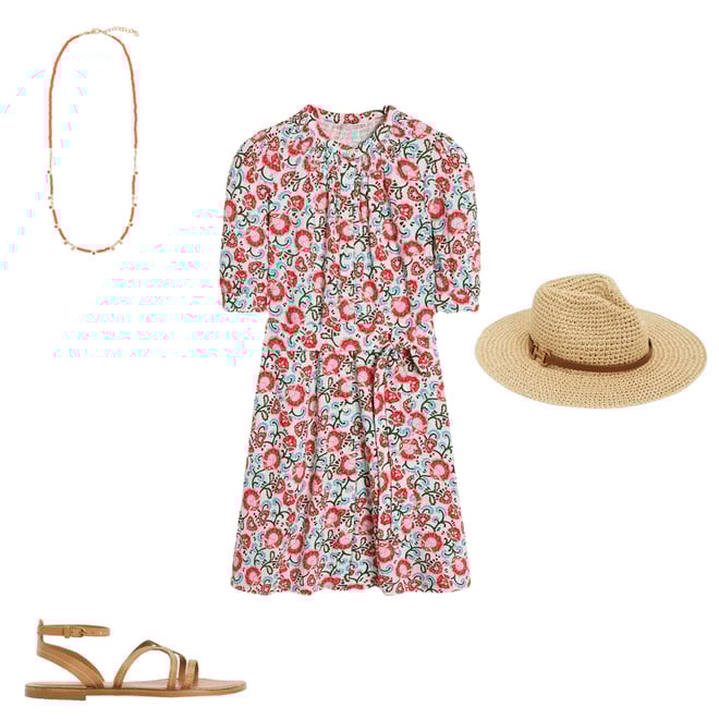 4th bundle featuring 3 items which compliment Ada Double Cloth Short Dress
