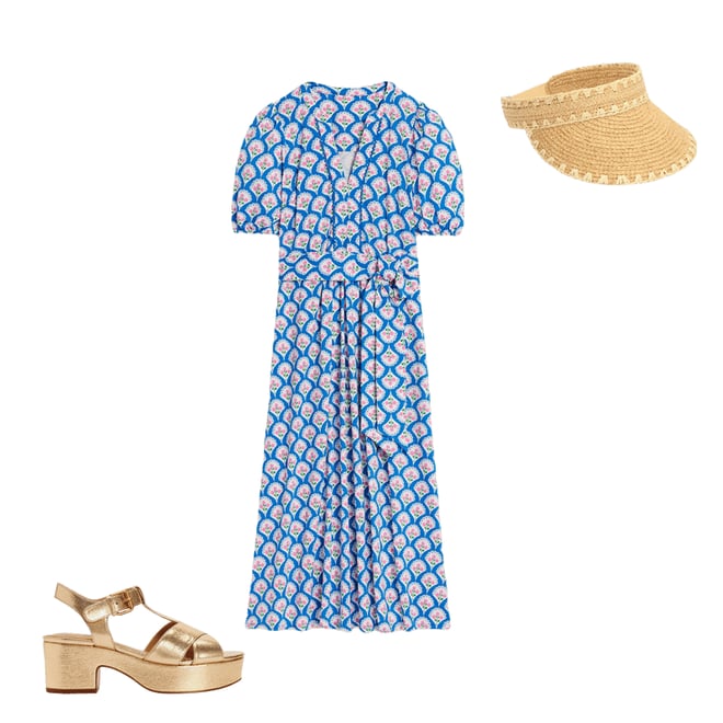 2nd bundle featuring 2 items which compliment Sofia Trim Jersey Midi Dress