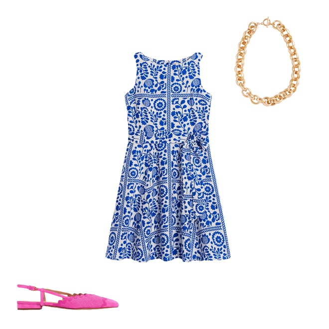 3rd bundle featuring 2 items which compliment Anya Sleeveless Linen Dress-Gallery Blue, Walled Garden