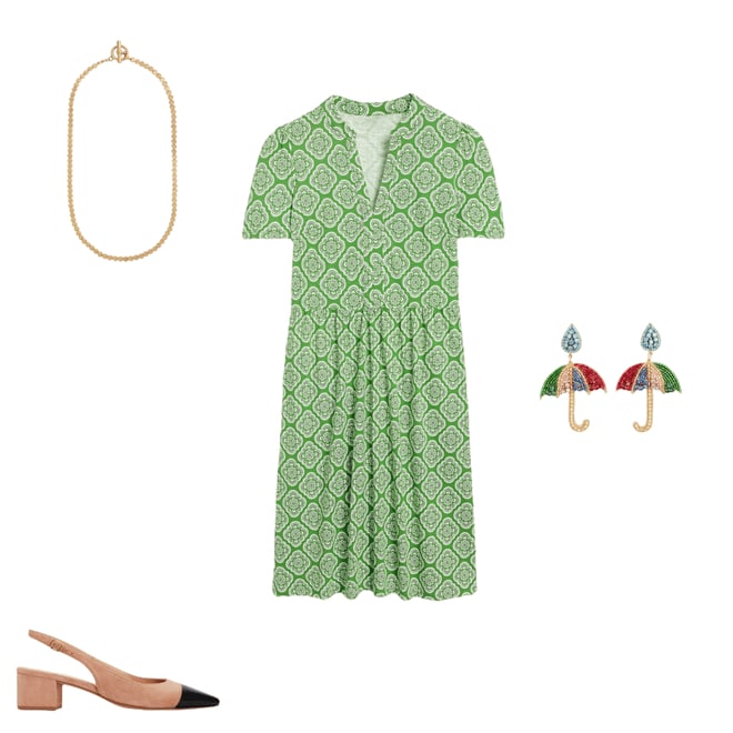 6th bundle featuring 3 items which compliment Naomi Short Sleeve Dress-Paradise Green, Botanic Blush