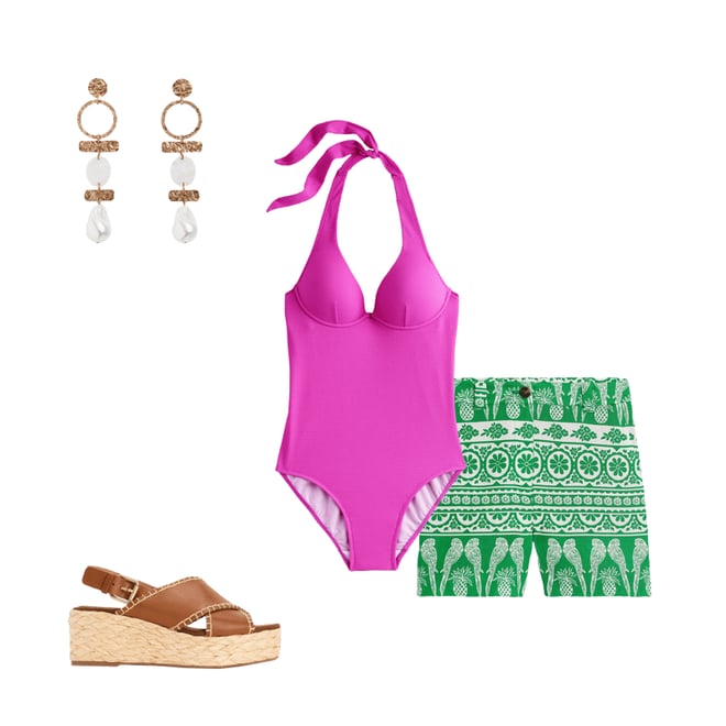 1st bundle featuring 3 items which compliment Enhancer Swimsuit-Amazing Pink