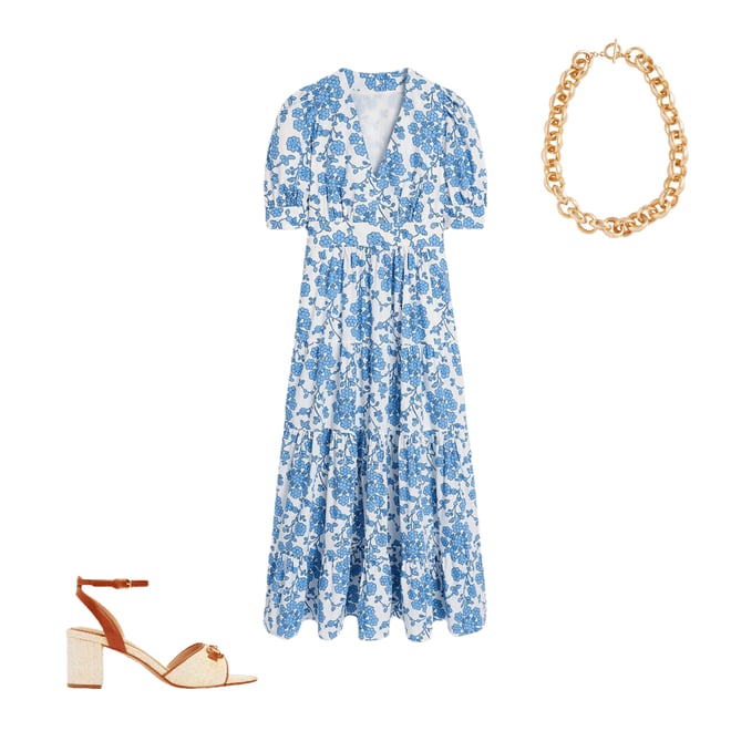 5th bundle featuring 2 items which compliment Bella Puff Sleeve Maxi Dress-Ivory, Trailing Yarrow