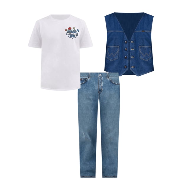 Wrangler® Unlined Denim Vest in Prewashed
