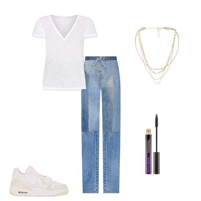 1st bundle featuring 4 items which compliment Casual V Neck Tee with Reverse Binding