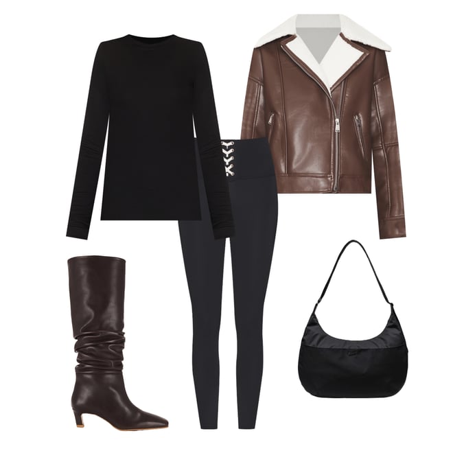 5th bundle featuring 4 items which compliment Kalila Leather Boots
