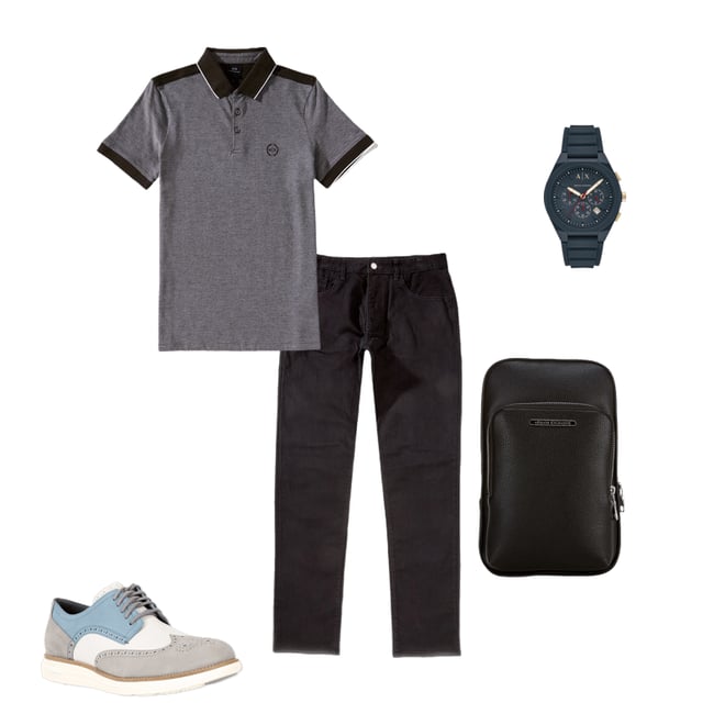 Armani Exchange Okinawa Flat Crossbody Bag | Dillard's
