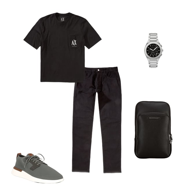 Armani Exchange Okinawa Flat Crossbody Bag | Dillard's