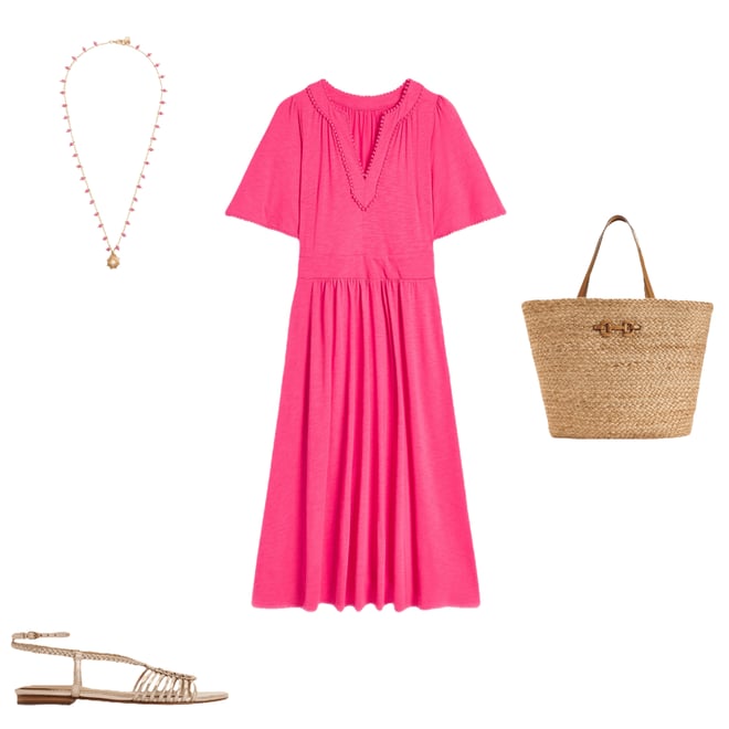 1st bundle featuring 3 items which compliment Maddie Trim Jersey Dress