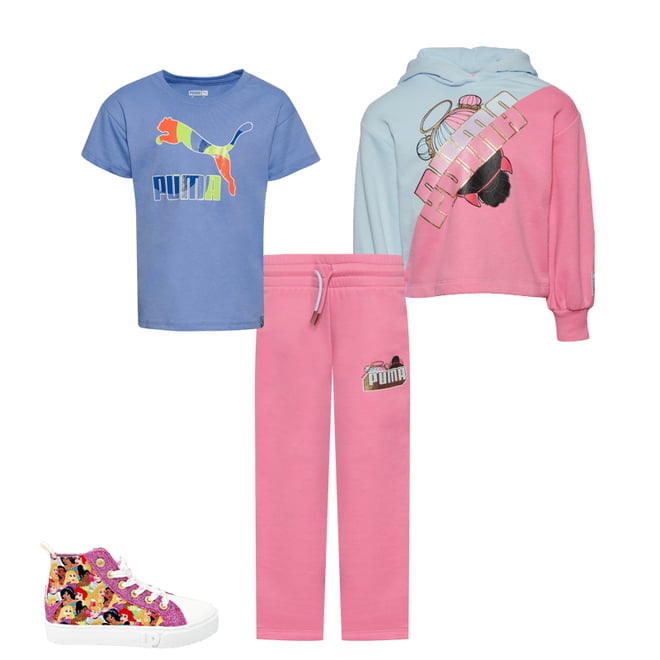 princess Disney Princess Toddler Girl Pink High Top Sneakers with