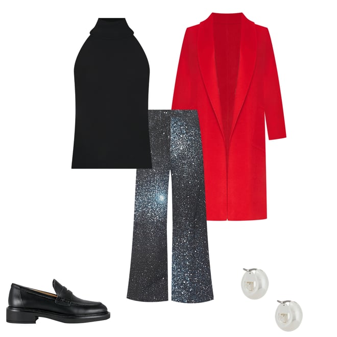 3rd bundle featuring 4 items which compliment Knit Halter Turtleneck
