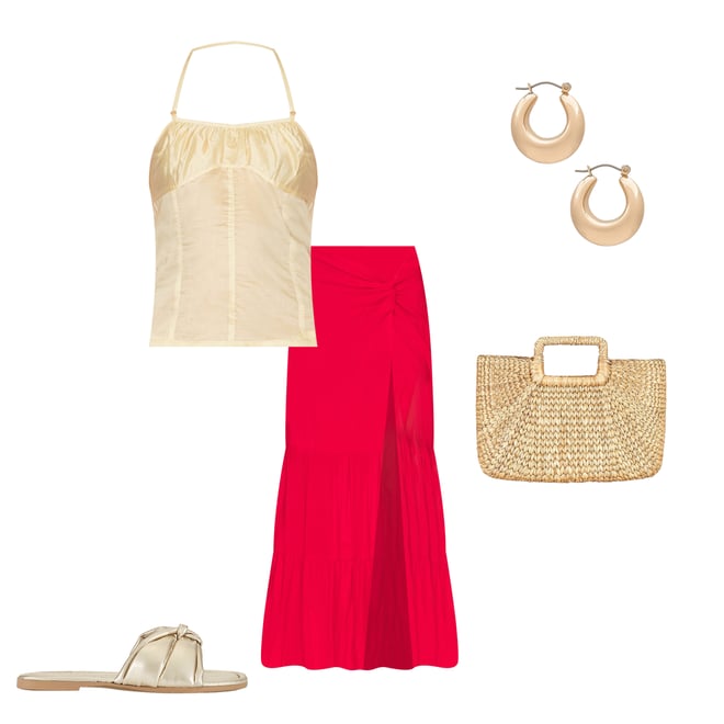 1st bundle featuring 4 items which compliment Flore Top