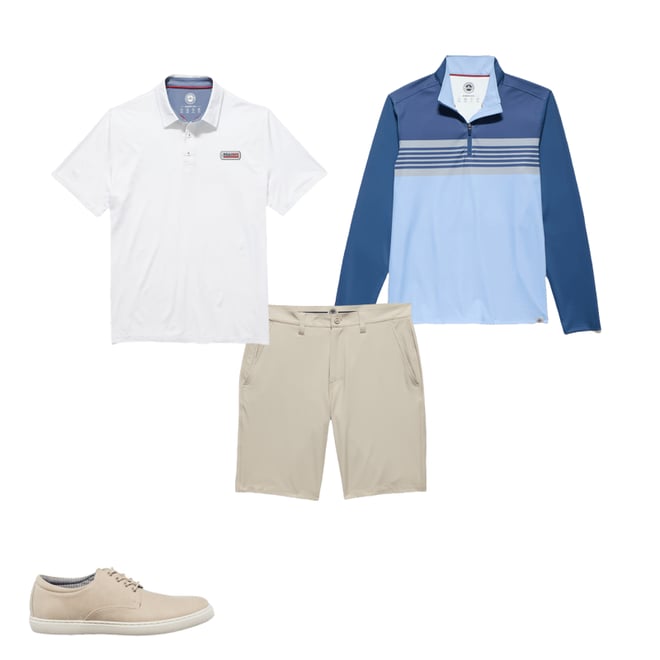 1st bundle featuring 3 items which compliment  Pembroke Canvas Shoe - Sand