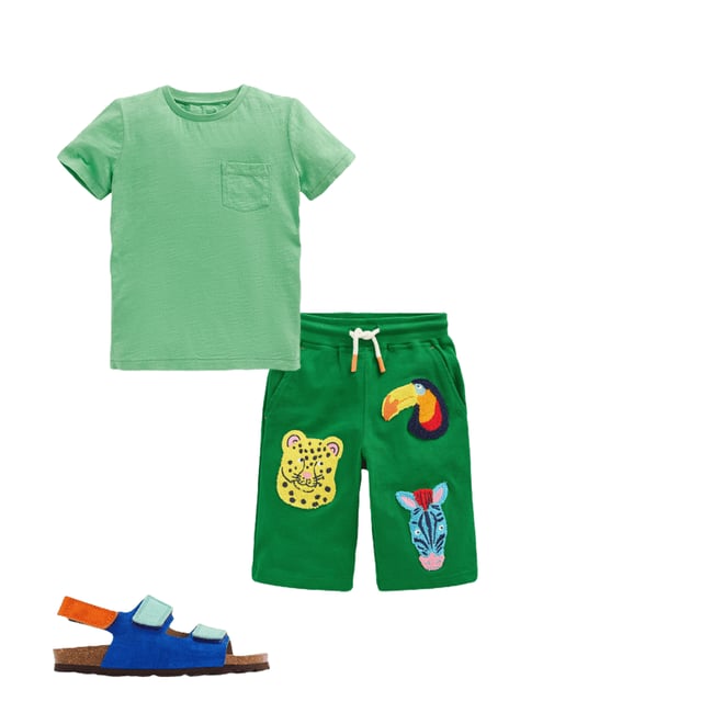 6th bundle featuring 2 items which compliment Everyday Short Sleeve T-Shirt-Aloe Green