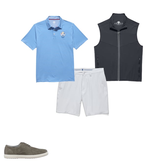 1st bundle featuring 3 items which compliment  Pivot Performance Shorts - 8" Inseam - Light Grey
