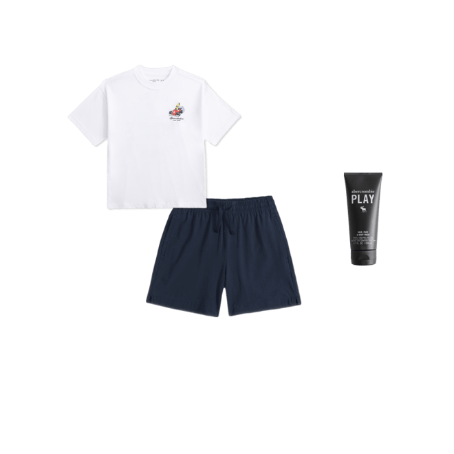 a&f hybrid shorts