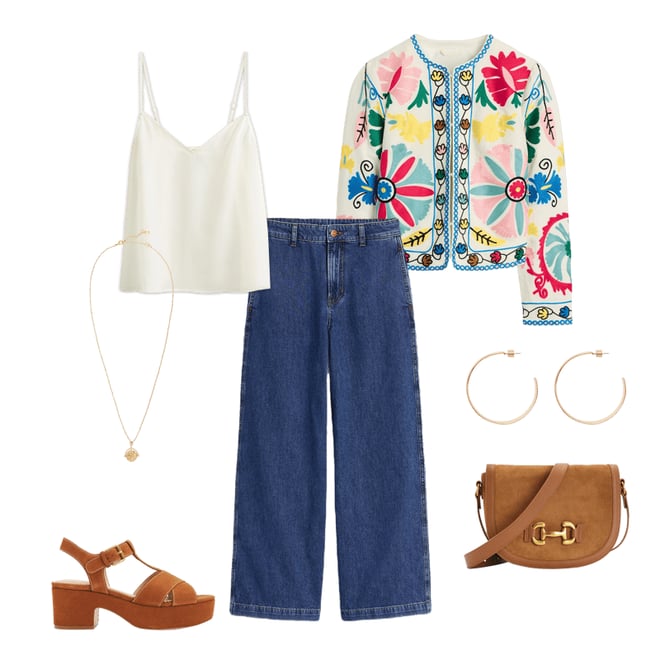 4th bundle featuring 6 items which compliment Embroidered Item Jacket