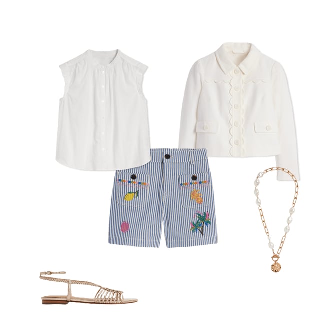 4th bundle featuring 4 items which compliment Scallop Jacket-Ivory
