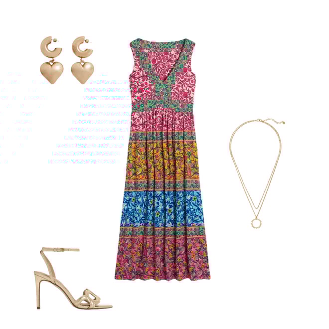 4th bundle featuring 3 items which compliment Olympia Jersey Maxi Dress