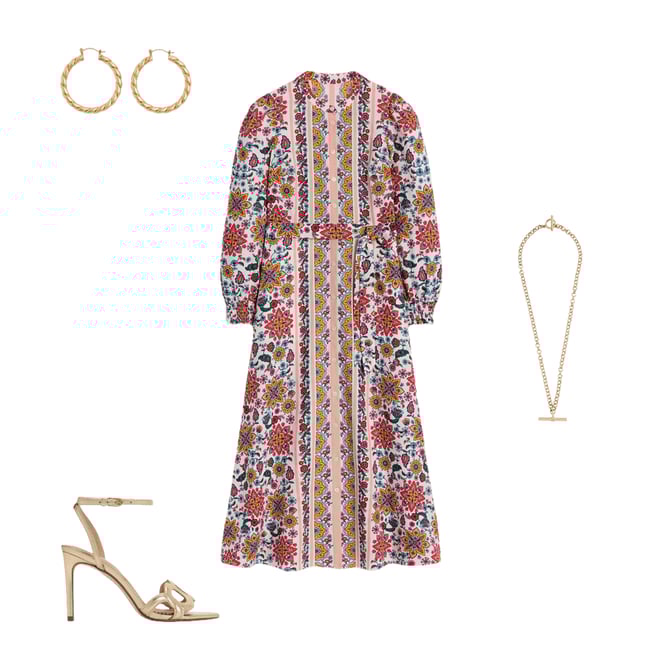 5th bundle featuring 3 items which compliment Ruby Linen Blend Shirt Dress-Ivory, Botanical Sprig