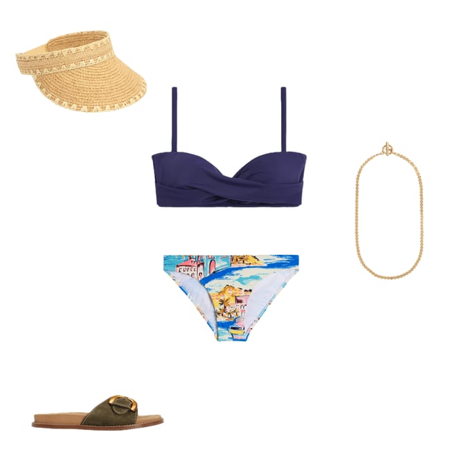 3rd bundle featuring 4 items which compliment Hardware Mule Sandal, Deep Olive