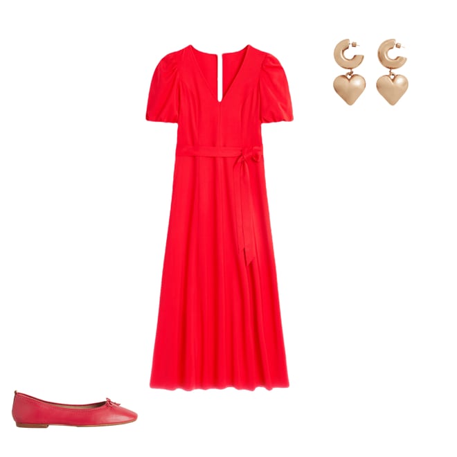 3rd bundle featuring 2 items which compliment Volume Sleeve Midi Dress