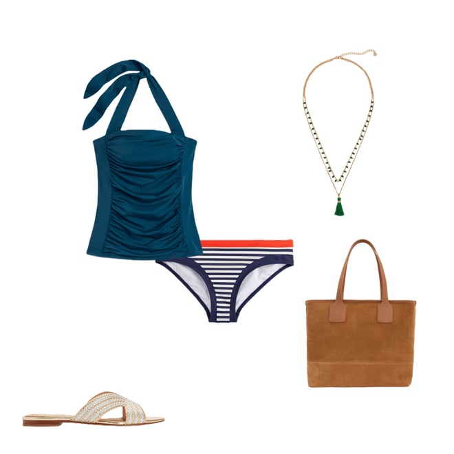 6th bundle featuring 4 items which compliment Santorini Bikini Bottoms
