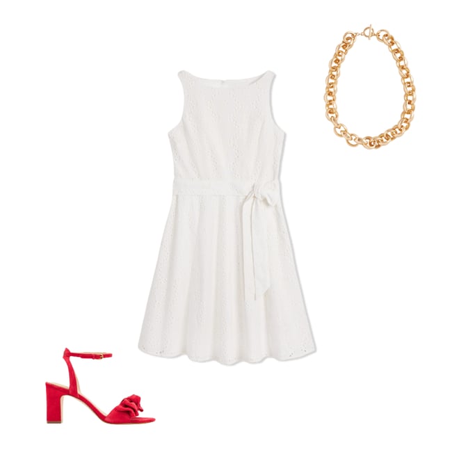 3rd bundle featuring 2 items which compliment Anya Sleeveless Broderie Dress