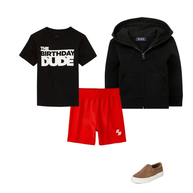 3rd bundle featuring 3 items which compliment Baby And Toddler Boys Matching Family Birthday Graphic Tee