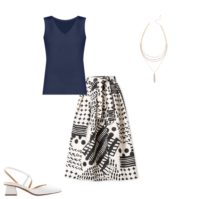  Cato Fashions | Cato Semi- Precious Layered Pendant Necklace