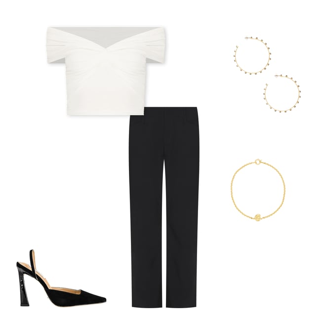 5th bundle featuring 4 items which compliment Tiamo Slingback Heel
