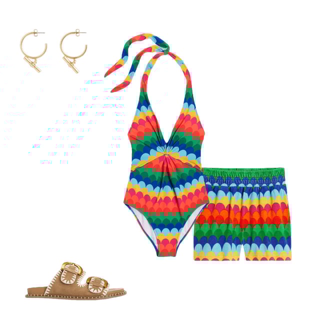 3rd bundle featuring 3 items which compliment Smocked Towelling Short