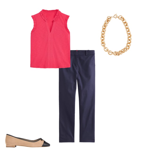 4th bundle featuring 3 items which compliment Lola Sleeveless Top-Rethink Pink