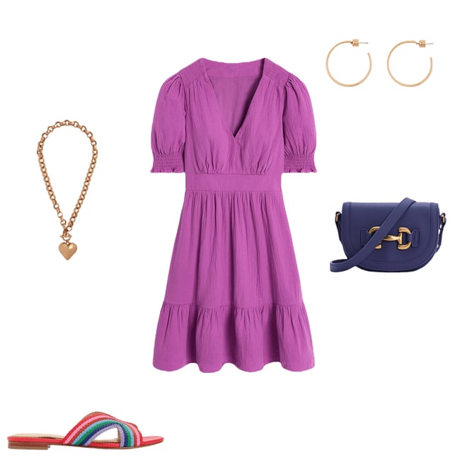 2nd bundle featuring 4 items which compliment Striped Flat Sandals
